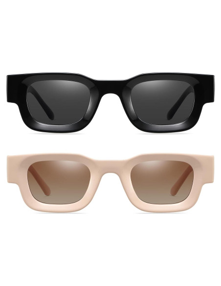 Gafas de Sol Polarizadas AIEYEZO Rectangulares Unisex