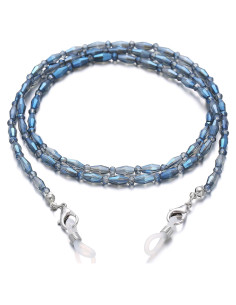 Cadena de Gafas para Mujeres Soporte con Perlas Cristal 71cm