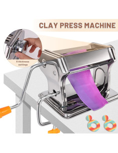 Prensa de Arcilla Yofuly con Cortadores y Accesorios 1.91kg 2