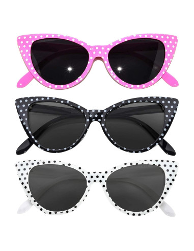 3 Gafas de Sol Cat Eye OWL con Protección UV400