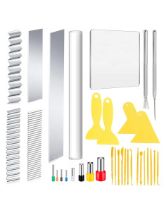 Juego de 35 Herramientas para Arcilla Yayatty - Cortadores y Rodillo