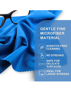 Paño de limpieza Eco-Fused 20 piezas 30x30 cm microfibra 2