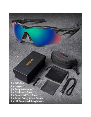 Gafas de sol deportivas Rosemal 7252 polarizadas UV400