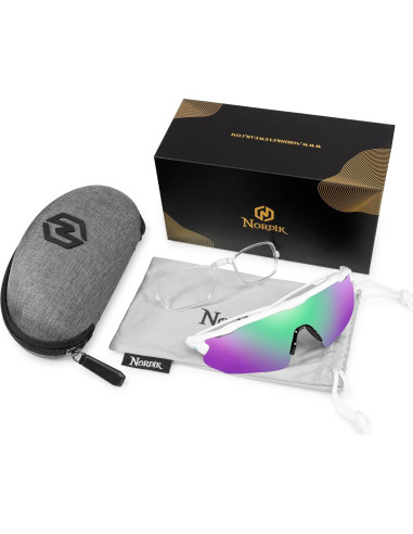 Gafas de Ciclismo Nordik AKSEL - UV400 y Lentes Diamant