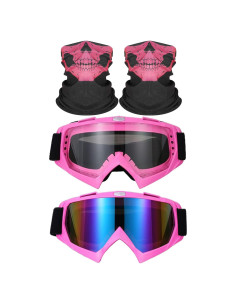Juego de 2 Gafas de Motocicleta Immoono con Máscaras