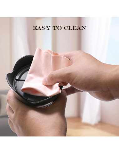 PERFECTSIGHT Paño de Microfibra Rosa 6 Piezas 14.5x17 cm