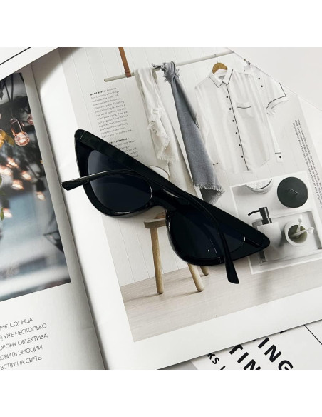 Gafas de Sol OZPYKAE Ojo de Gato Retro para Mujeres
