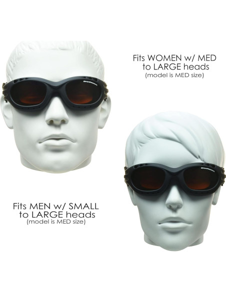 Gafas de seguridad Bikershades para motociclistas - Lentes polarizados