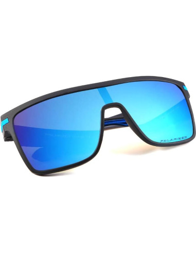Gafas de sol Karsaer TR90 polarizadas para hombres azul