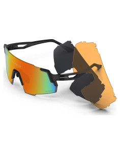 Gafas de sol deportivas TOREGE TR65 polarizadas 3 lentes