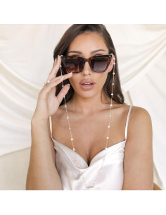 Correa para Gafas Ettika 76 cm Metal Dorado Accesorio Mujer 2