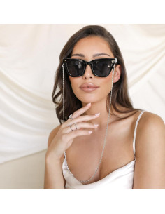 Correa para Gafas Ettika Dorada 77.5 cm Joyería Mujer 2