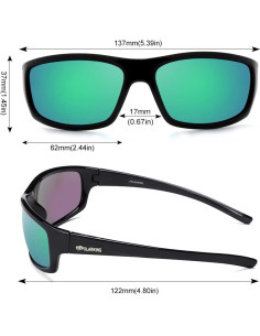 Gafas de sol deportivas POLARKING polarizadas UV400 2 pack 2