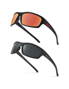 Gafas de sol deportivas POLARKING 2 pack polarizadas UV400