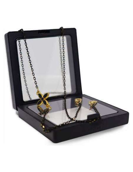 Cadena para Gafas Flor Negra - Soporte Elegante Mujer Cadena para Gafas Flor Negra - Soporte Elegante Mujer