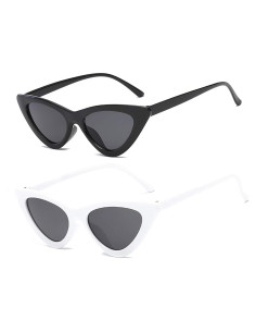 Gafas de sol retro de ojo de gato para mujeres - UV400