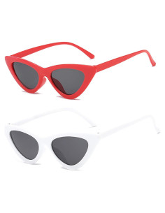 Gafas de sol retro de ojo de gato para mujeres - UV400
