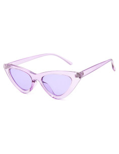 Gafas de sol retro de ojo de gato para mujeres - Púrpura