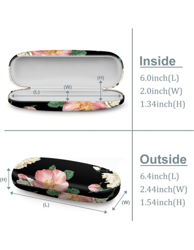 Funda Dura para Gafas Fintie AGSB con Paño de Limpieza