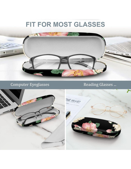 Funda Dura para Gafas Fintie AGSB con Paño de Limpieza