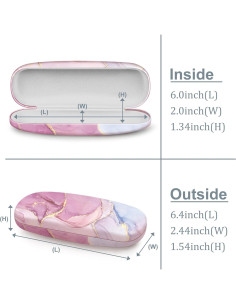 Funda Dura para Gafas Fintie con Paño de Limpieza 2