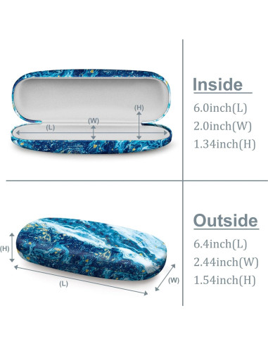 Funda Dura para Gafas Fintie con Paño de Limpieza