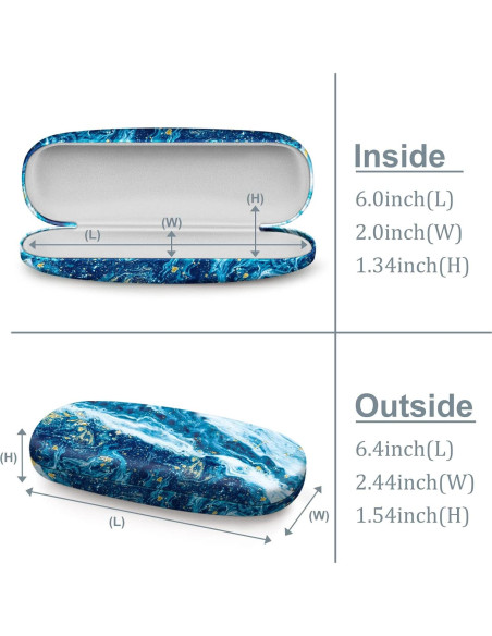 Funda Dura para Gafas Fintie con Paño de Limpieza