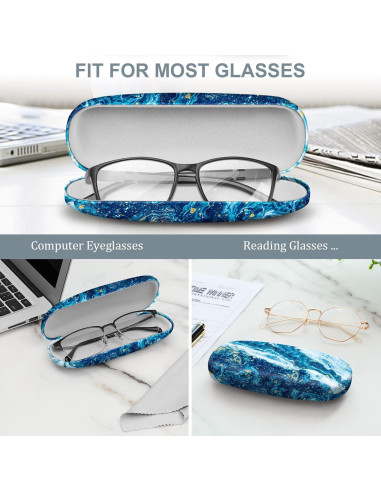 Funda Dura para Gafas Fintie con Paño de Limpieza