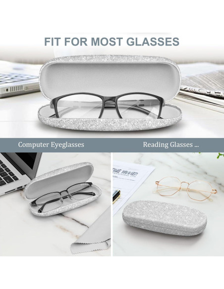 Funda Dura para Gafas Fintie con Paño de Limpieza