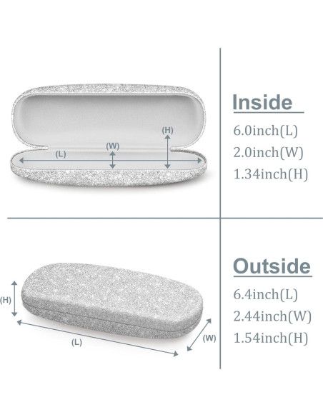 Funda Dura para Gafas Fintie con Paño de Limpieza