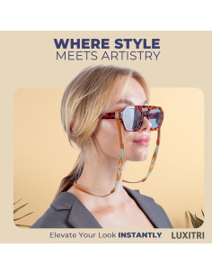 Correa de Gafas con Cuentas Miyuki - 70 cm - Unisex 2