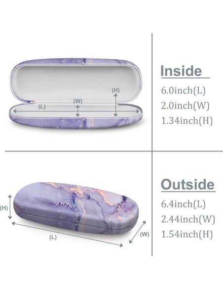 Funda Dura para Gafas Fintie con Paño de Limpieza