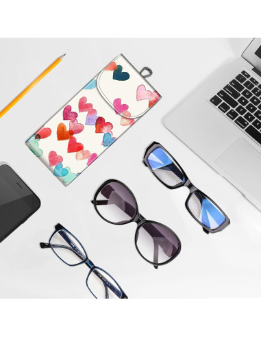 Estuche Doble para Gafas Fintie AGSB con Gancho y Cuero Vegano