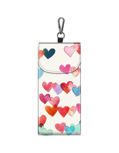 Estuche Doble para Gafas Fintie AGSB con Gancho y Cuero Vegano