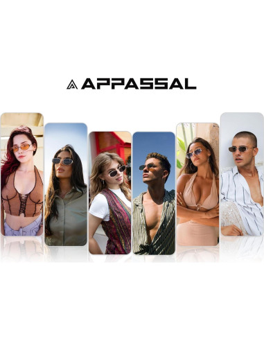 Gafas de sol ovaladas retro AP3625 UV400 unisex metal