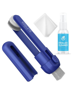 Kit de limpieza de gafas Edglete con spray y paño