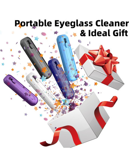 Kit de limpieza de gafas Edglete con spray y paño