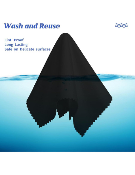 300 Paños de Microfibra Leelosp para Limpieza de Gafas