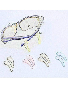 Soporte para Gafas Silicona Transparente - 15 Pares Antideslizante 2