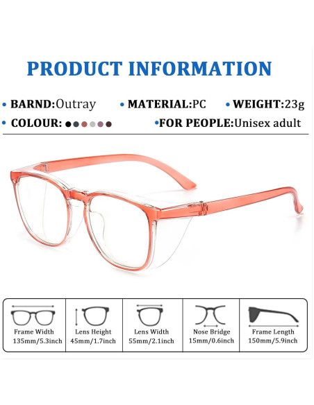 Gafas de Seguridad Outray Antivaho y Antiluz Azul