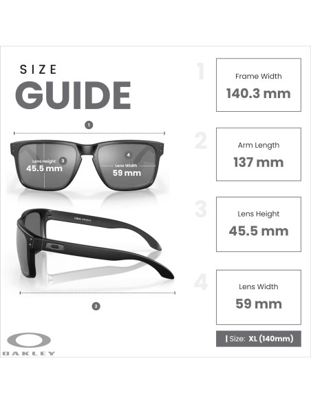 Gafas de sol Oakley Holbrook XL para hombres + Kit de cuidado