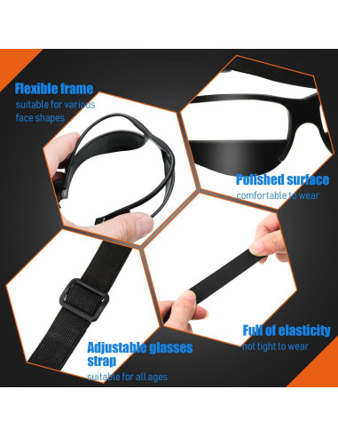 Gafas de Dribbling Ajustables para Baloncesto - 9 Piezas