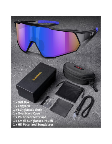 Gafas de sol deportivas Rosemal 7259 polarizadas UV400