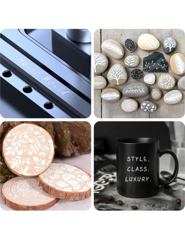 Bolígrafos de Pintura Acrílica Blanca DEYONI 0.7mm - 2 Pcs