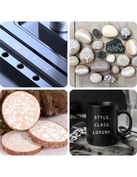 Bolígrafos de Pintura Acrílica Blanca DEYONI 0.7mm - 2 Pcs