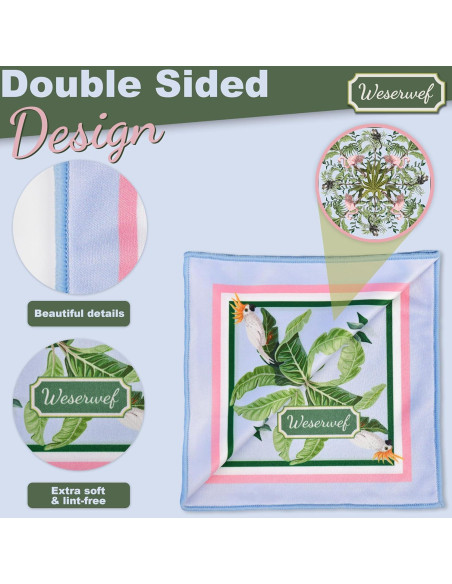 Paño de limpieza WESERWEF 30x30 cm microfibra premium