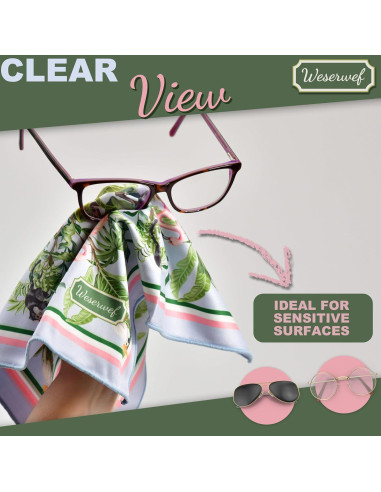 Paño de limpieza WESERWEF 30x30 cm microfibra premium