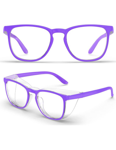 Gafas de Seguridad Anti-Vaho y Anti-Luz Azul Violeta