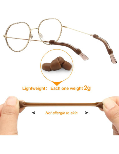 Retenedores de Gafas SMARTTOP de Silicona Antideslizante