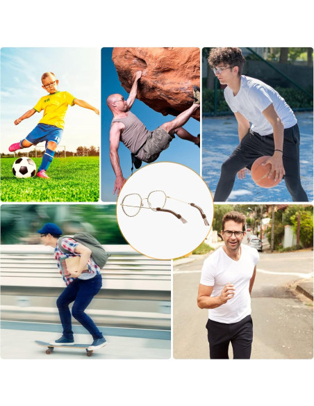 Retenedores de Gafas SMARTTOP de Silicona Antideslizante Retenedores de Gafas SMARTTOP de Silicona Antideslizante